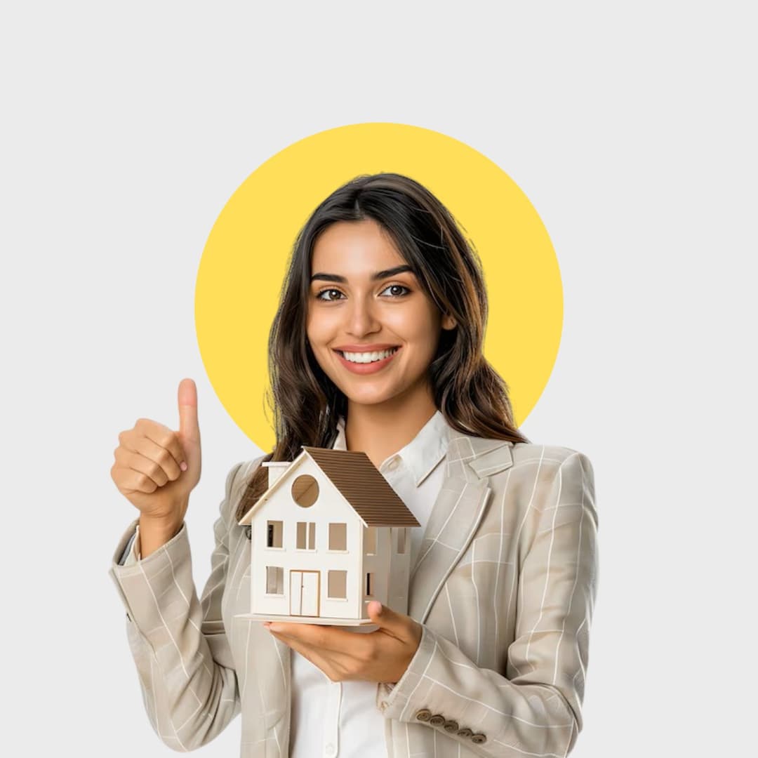 Woman using AR/VR