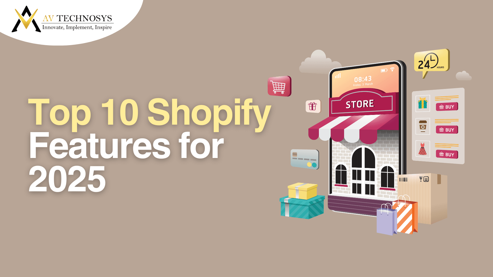 Top 10 Shopify Features for 2025
